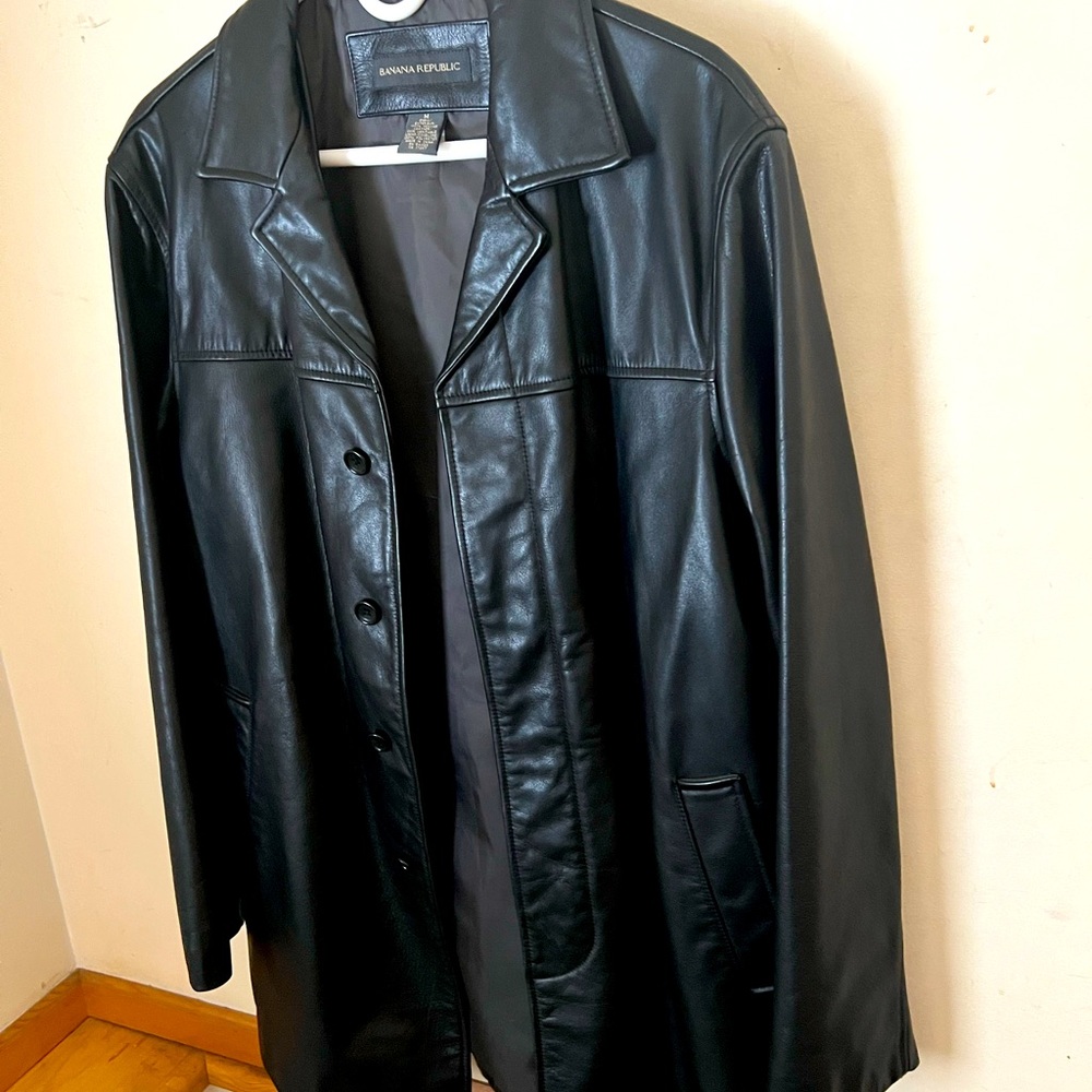 Men’s Banana Republic Leather Jacket